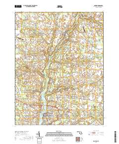 Denton 2019 topographic map thumbnail