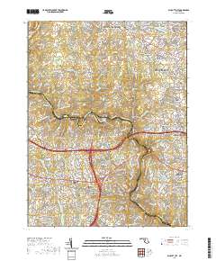 Ellicott City 2019 topographic map thumbnail