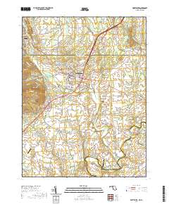 Emmitsburg 2019 topographic map thumbnail
