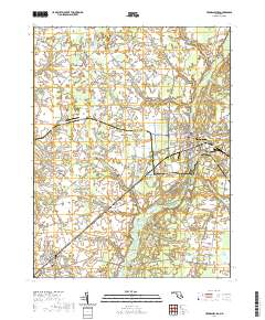 Federalsburg 2019 topographic map thumbnail
