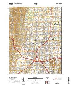 Frederick 2019 topographic map thumbnail