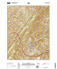Frostburg 2019 topographic map thumbnail