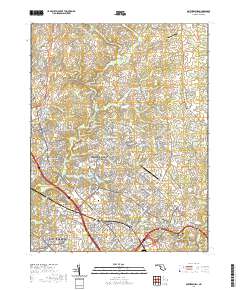 Gaithersburg 2019 topographic map thumbnail