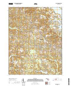 Hollywood 2019 topographic map thumbnail