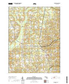 Hughesville 2019 topographic map thumbnail