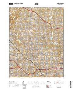 Kensington 2019 topographic map thumbnail
