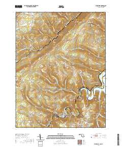 Kitzmiller 2019 topographic map thumbnail