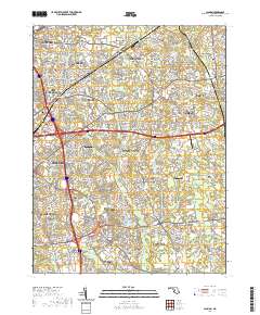 Lanham 2019 topographic map thumbnail