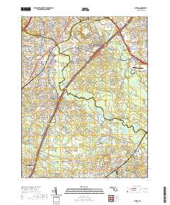 Laurel 2019 topographic map thumbnail
