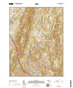 Myersville 2019 topographic map thumbnail