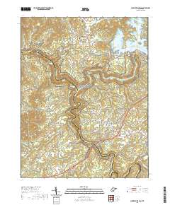Summersville Dam 2019 topographic map thumbnail