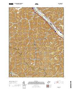 Belle 2019 topographic map thumbnail