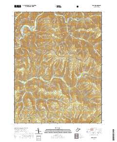 Bergoo 2019 topographic map thumbnail