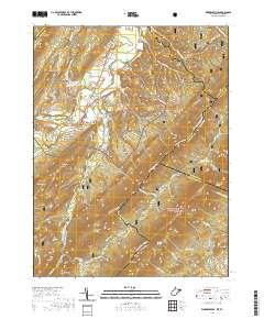 Wardensville 2019 topographic map thumbnail