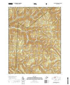 Webster Springs SE 2019 topographic map thumbnail