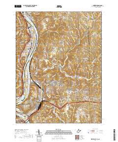 Weirton 2019 topographic map thumbnail