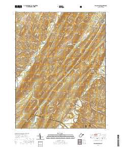 Yellow Spring 2019 topographic map thumbnail