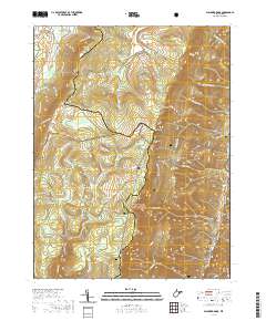 Blackbird Knob 2019 topographic map thumbnail