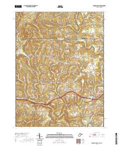Bruceton Mills 2019 topographic map thumbnail