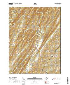 Capon Bridge 2019 topographic map thumbnail