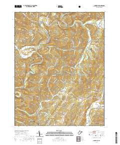 Clover Lick 2019 topographic map thumbnail