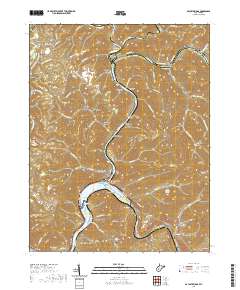 Gauley Bridge 2019 topographic map thumbnail
