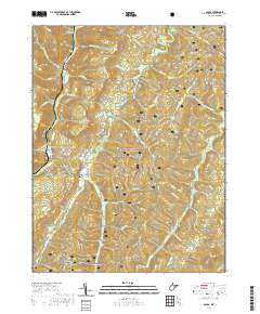 Glady 2019 topographic map thumbnail