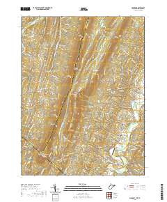 Glengary 2019 topographic map thumbnail