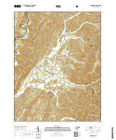 Green Bank 2019 topographic map thumbnail