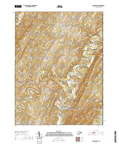 Hanging Rock 2019 topographic map thumbnail
