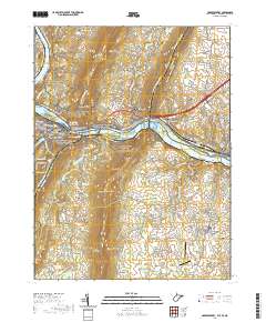 Harpers Ferry 2019 topographic map thumbnail