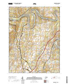 Hedgesville 2019 topographic map thumbnail