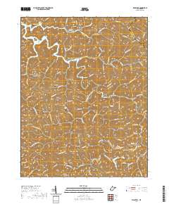 Kiahsville 2019 topographic map thumbnail