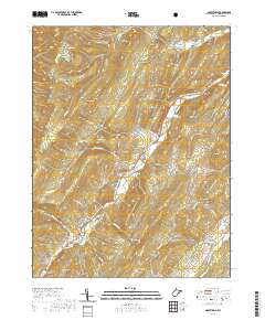 Moatstown 2019 topographic map thumbnail