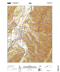 Moorefield 2019 topographic map thumbnail