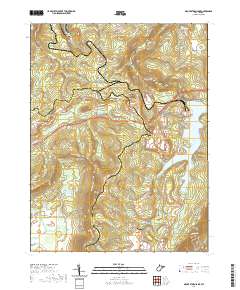 Mount Storm Lake 2019 topographic map thumbnail