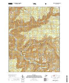Mozark Mountain 2019 topographic map thumbnail