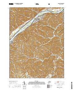 Paden City 2019 topographic map thumbnail