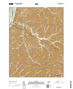 Pond Creek 2019 topographic map thumbnail