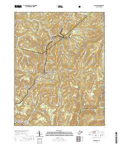 Quinwood 2019 topographic map thumbnail