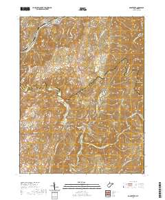 Ronceverte 2019 topographic map thumbnail
