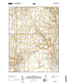 Piqua West 2019 topographic map thumbnail