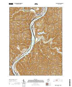 Powhatan Point 2019 topographic map thumbnail