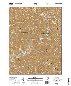 Rinard Mills 2019 topographic map thumbnail