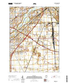 Rossford 2019 topographic map thumbnail