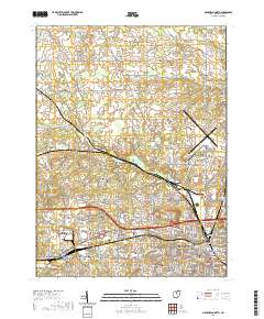 Mansfield North 2019 topographic map thumbnail