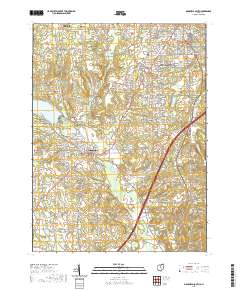 Mansfield South 2019 topographic map thumbnail