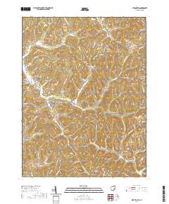 Sarahsville 2019 topographic map thumbnail