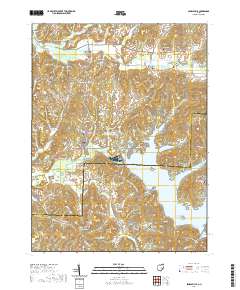 Senecaville 2019 topographic map thumbnail