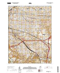 Shaker Heights 2019 topographic map thumbnail